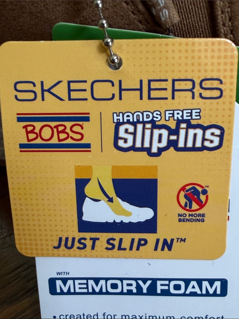Skechers Bobs Slip-ins Skipper Wave Women’s chesnut Loafers w/White Sole. Sz 10. - Picture 9 of 14